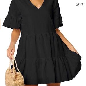 FANCYINN Shift Dress with Pockets size Large